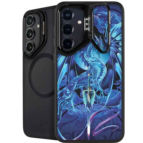 Ice Dragon by Ruth Thompson Galaxy S24 FE Kickstand Case