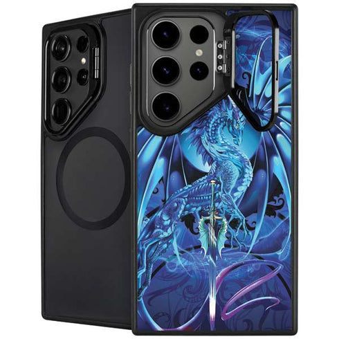 Ice Dragon by Ruth Thompson Galaxy S25 Ultra Kickstand Case