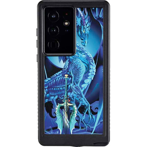 Ice Dragon by Ruth Thompson Galaxy S24 Ultra Waterproof Case