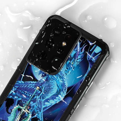 Ice Dragon by Ruth Thompson Galaxy S24 Ultra Waterproof Case
