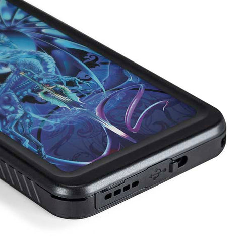 Ice Dragon by Ruth Thompson Galaxy S24 Waterproof Case