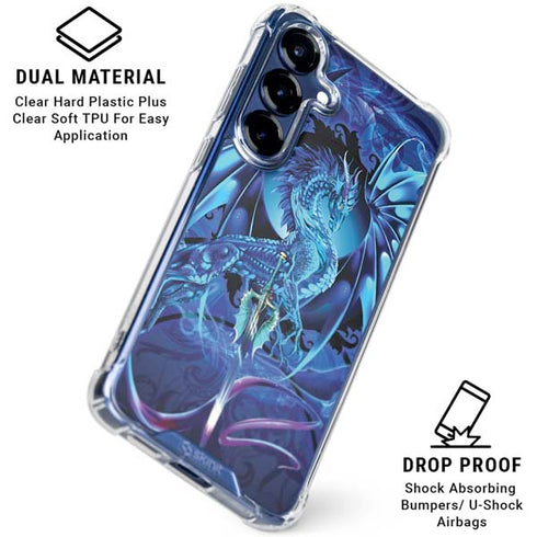 Ice Dragon by Ruth Thompson Galaxy S25 Clear Case