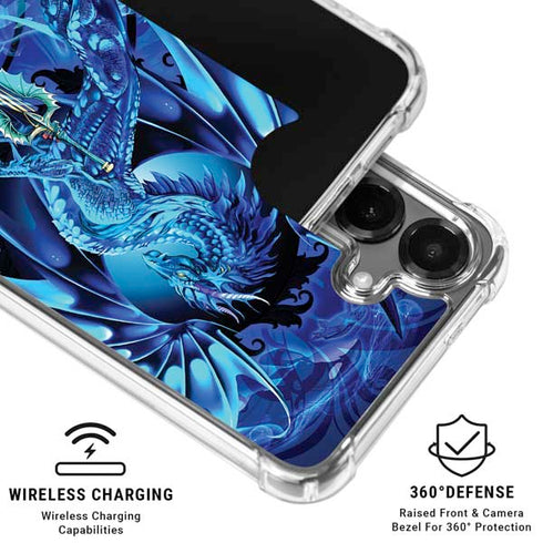 Ice Dragon by Ruth Thompson Galaxy S26 Clear Case