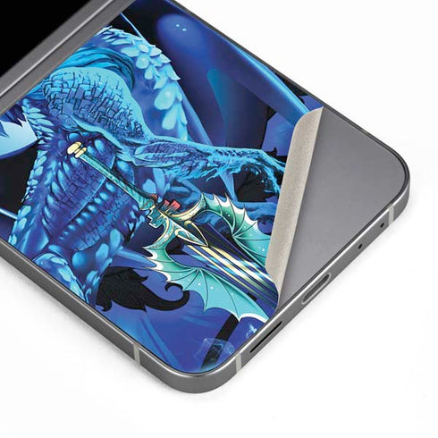 Ice Dragon by Ruth Thompson Galaxy Z Flip6 Skin
