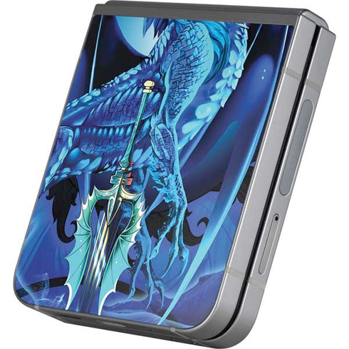 Ice Dragon by Ruth Thompson Galaxy Z Flip6 Skin