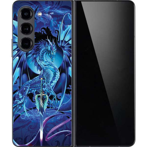 Ice Dragon by Ruth Thompson Galaxy Z Fold5 5G Skin