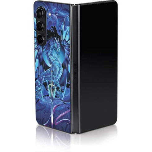 Ice Dragon by Ruth Thompson Galaxy Z Fold5 5G Skin