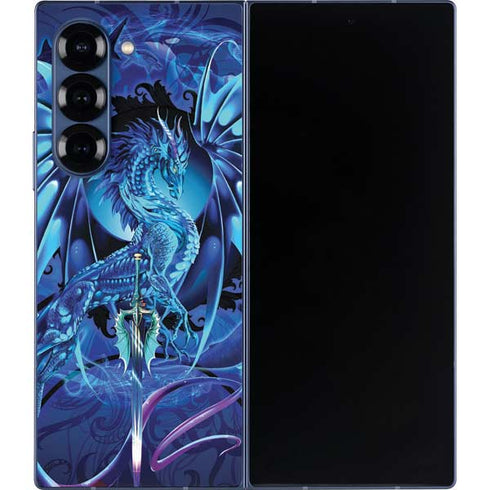 Ice Dragon by Ruth Thompson Galaxy Z Fold6 Skin