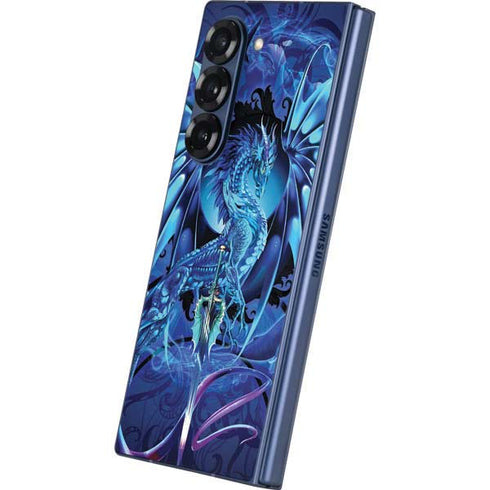 Ice Dragon by Ruth Thompson Galaxy Z Fold6 Skin
