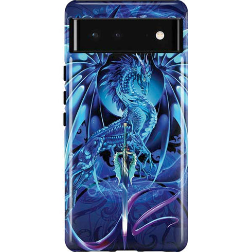 Ice Dragon by Ruth Thompson Pixel Cases