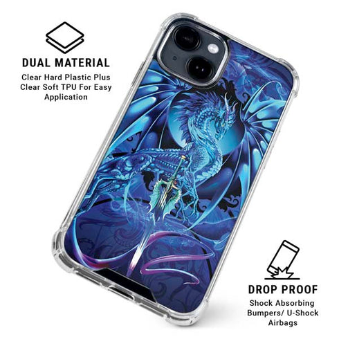 Ice Dragon by Ruth Thompson iPhone 15 Clear Case