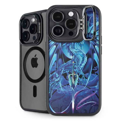 Ice Dragon by Ruth Thompson iPhone 15 Pro Max Kickstand Case