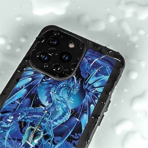 Ice Dragon by Ruth Thompson iPhone 15 Pro Waterproof Case