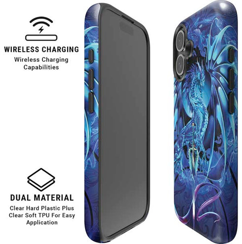 Ice Dragon by Ruth Thompson iPhone 16 Plus Magsafe Impact Case