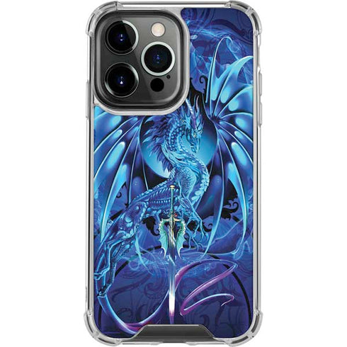 Ice Dragon by Ruth Thompson iPhone 16 Pro Clear Case