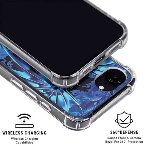 Ice Dragon by Ruth Thompson iPhone 16e Clear Case