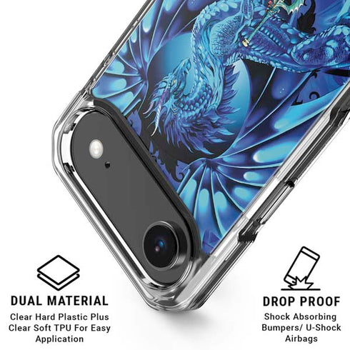 Ice Dragon by Ruth Thompson iPhone 17 Air Clear Case