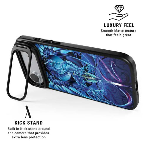 Ice Dragon by Ruth Thompson iPhone 17 Air Kickstand Case