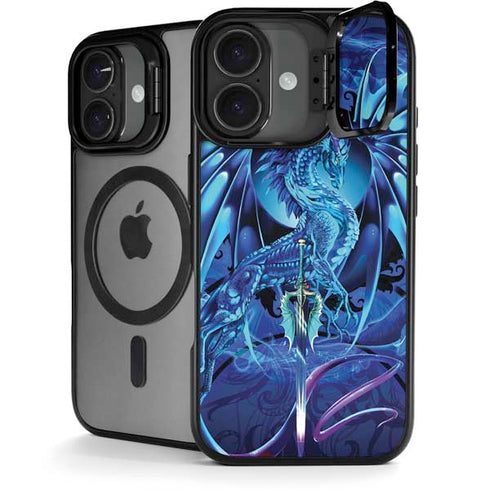 Ice Dragon by Ruth Thompson iPhone 17 Kickstand Case