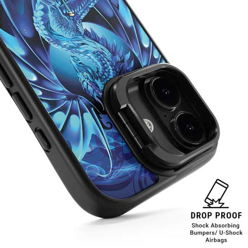 Ice Dragon by Ruth Thompson iPhone 17 Kickstand Case