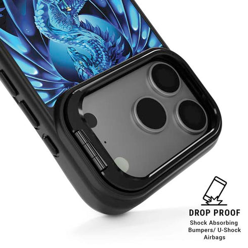 Ice Dragon by Ruth Thompson iPhone 17 Pro Kickstand Case
