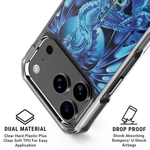 Ice Dragon by Ruth Thompson iPhone 18 Pro Clear Case