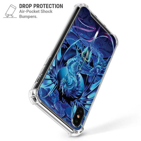 Ice Dragon by Ruth Thompson iPhone X/XS Clear Case