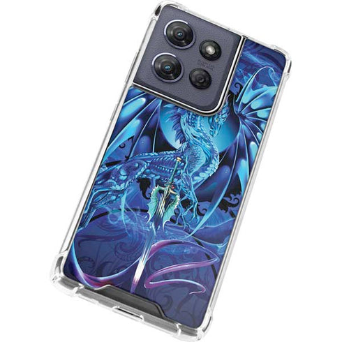 Ice Dragon by Ruth Thompson Moto G 5G (2025) Clear Case