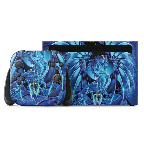 Ice Dragon by Ruth Thompson Nintendo Skins