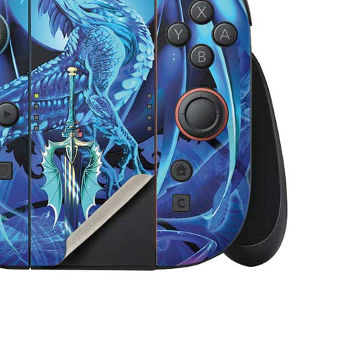 Ice Dragon by Ruth Thompson Nintendo Switch 2 (2025) Joy-Con Controller Skin