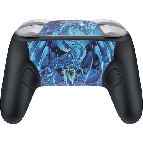 Ice Dragon by Ruth Thompson Nintendo Switch 2 (2025) Pro Controller Skin