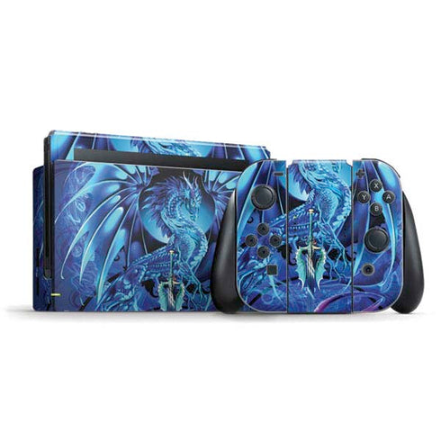 Ice Dragon by Ruth Thompson Nintendo Skins