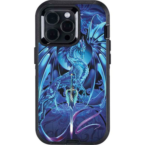 Ice Dragon by Ruth Thompson Otterbox Defender iPhone Skin