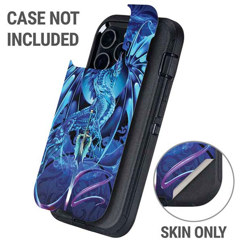 Ice Dragon by Ruth Thompson Otterbox Defender iPhone Skin