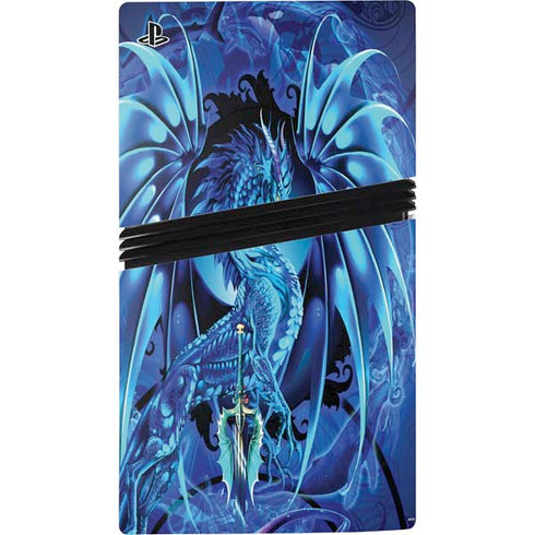 Ice Dragon by Ruth Thompson PS5 Pro Console Skin