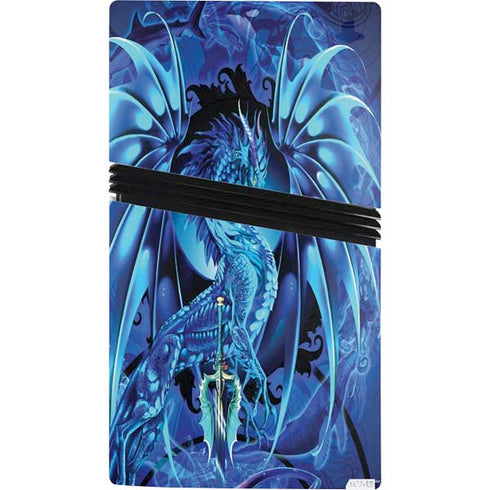 Ice Dragon by Ruth Thompson PS5 Pro Console Skin