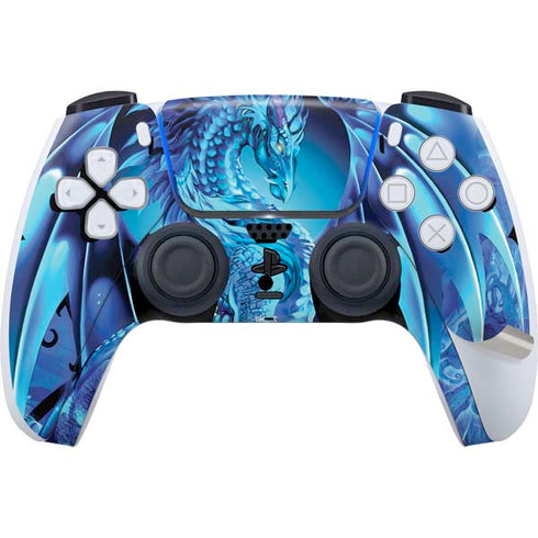 Ice Dragon by Ruth Thompson PS5 Pro Disk Bundle Skin