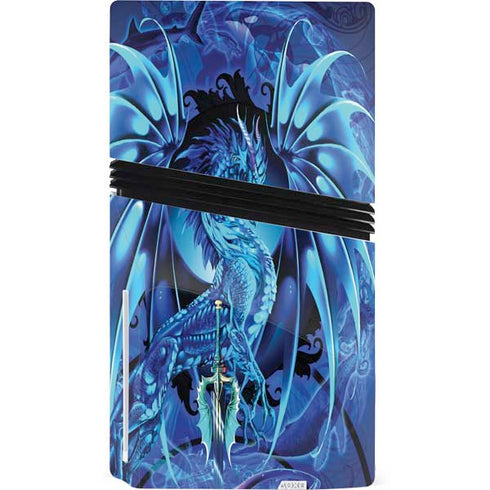 Ice Dragon by Ruth Thompson PS5 Pro Disk Console Skin