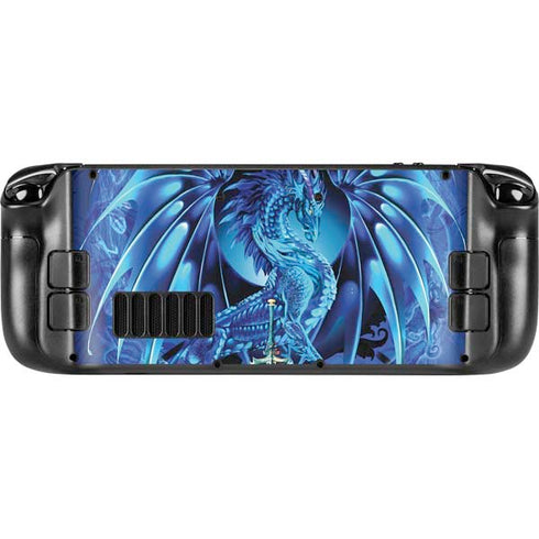 Ice Dragon by Ruth Thompson Steam Deck Handheld Gaming Computer OLED Skin