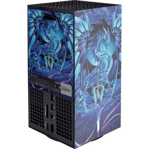 Ice Dragon by Ruth Thompson XBox Series X Digital Edition Console Skin