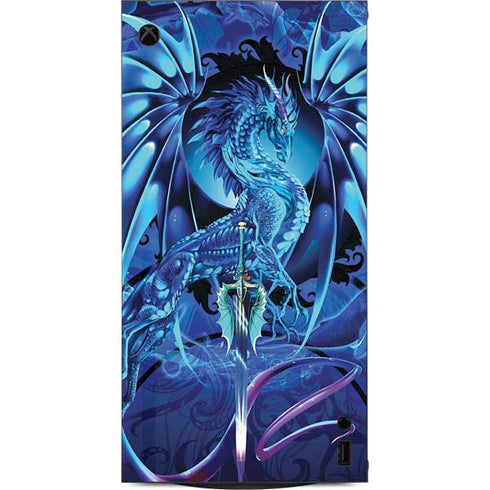 Ice Dragon by Ruth Thompson XBox Series X Digital Edition Console Skin
