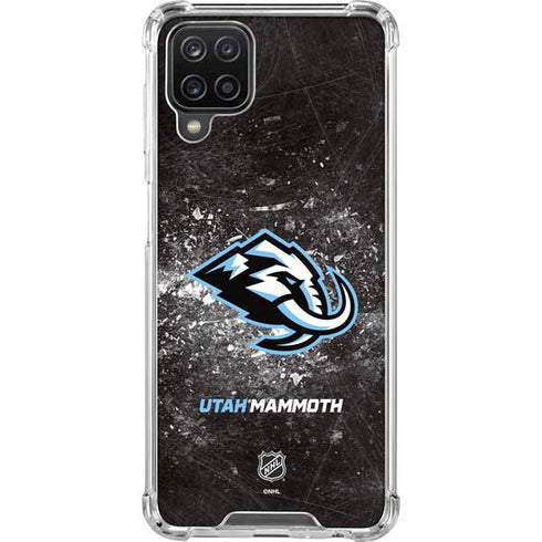 NHL Utah Mammoth Ice Frost Galaxy A12 Clear Case