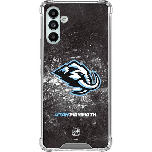 NHL Utah Mammoth Ice Frost Galaxy A13 5G Clear Case