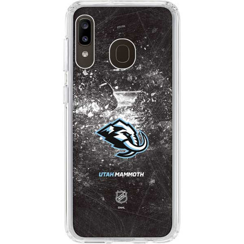 NHL Utah Mammoth Ice Frost Galaxy A20 Clear Case
