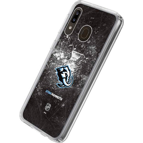 NHL Utah Mammoth Ice Frost Galaxy A20 Clear Case