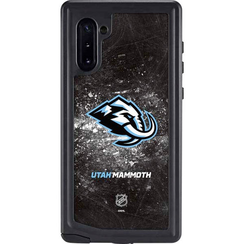 NHL Utah Mammoth Ice Frost Galaxy Note 10 Waterproof Case