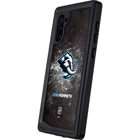 NHL Utah Mammoth Ice Frost Galaxy Note 10 Waterproof Case