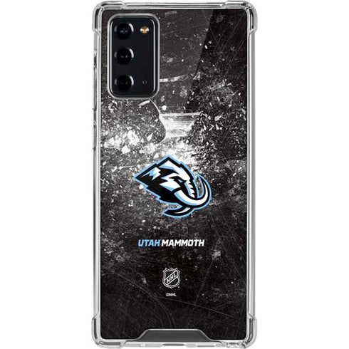 NHL Utah Mammoth Ice Frost Galaxy Note20 5G Clear Case