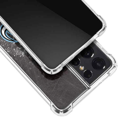 NHL Utah Mammoth Ice Frost Galaxy S21 Ultra 5G Clear Case