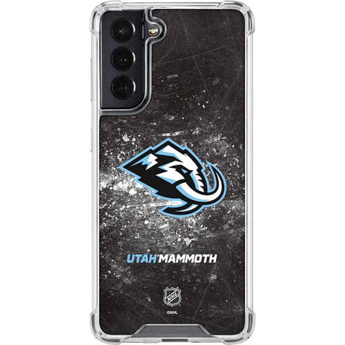 NHL Utah Mammoth Ice Frost Galaxy S22 Clear Case